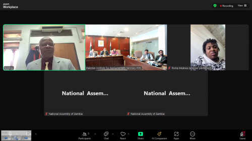 PIPS Holds Virtual Discussion with Zambian Parliament Officials, Wednesday, August 7, 2024