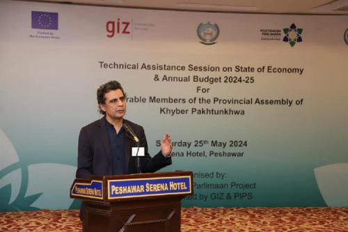 PIPS-and-MUP-Hold-Session-on-State-of-Economy-for-Honable-Members-of-Provincial-Assembly-of-Khyber-Pakhtunkhwa-on-May-25-202406